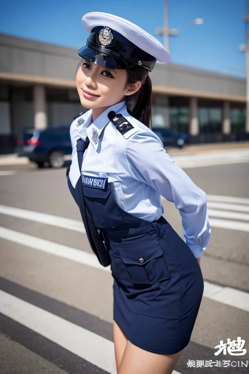 amorous、winc、showing your whole body、Japanese policewoman、２０generation、Police uniform wearing、A sexy