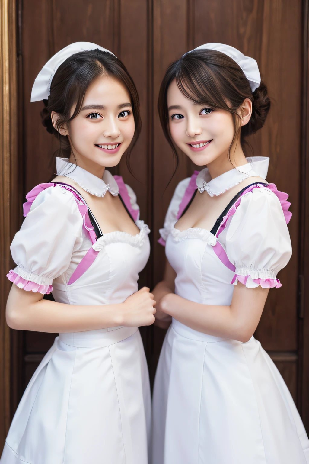 a beauty girl Maids エロ twin smiles