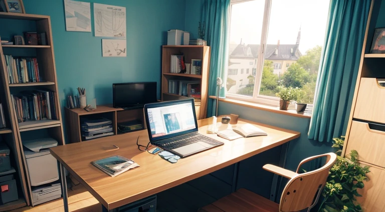 LoFi-Zimmer, Anime-Hintergrundkunst