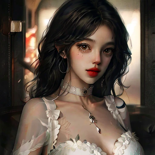 Black haired breasts