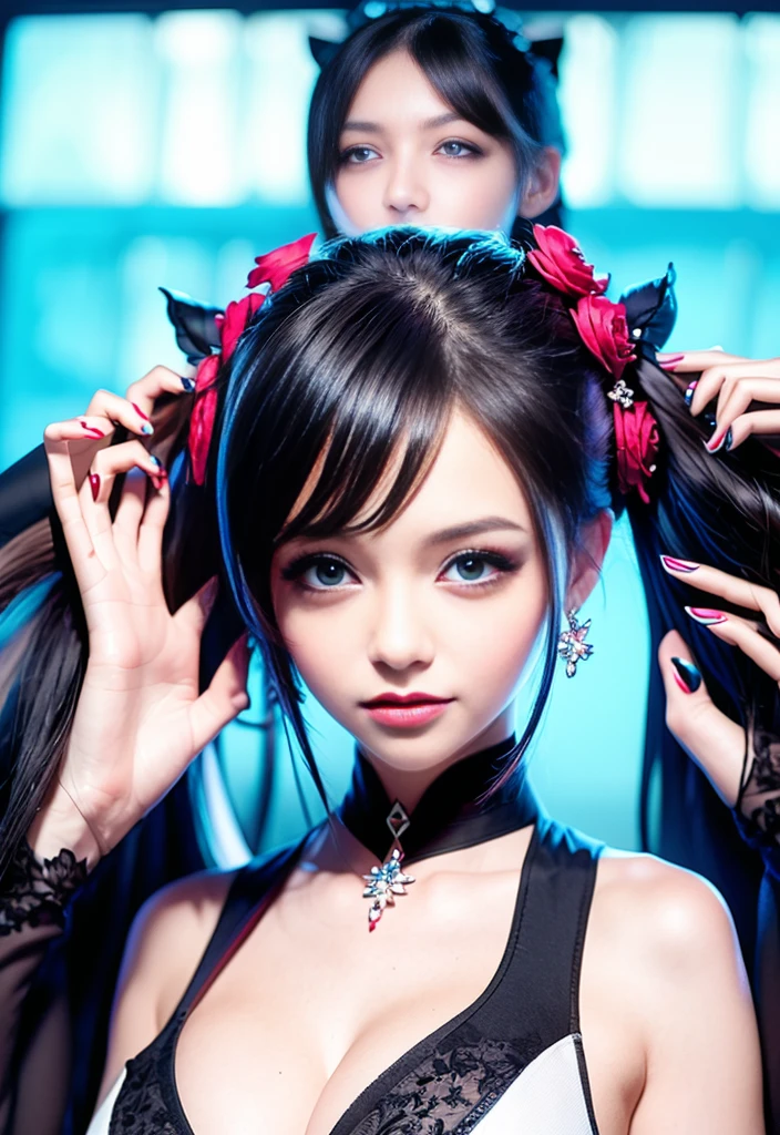1 black hair beautiful
