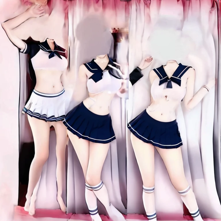 sexy sailor_outfit decapaited bloody neck slim girl upskirt fullbody cute dullahan bloody neck cutie girl schoolgirl sexy