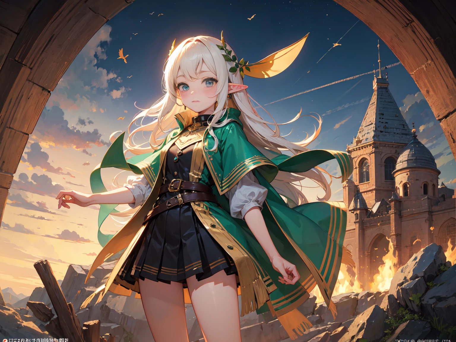 A masterpie、super high image quality、High precision、Cute elves from the 30s.、Artwork