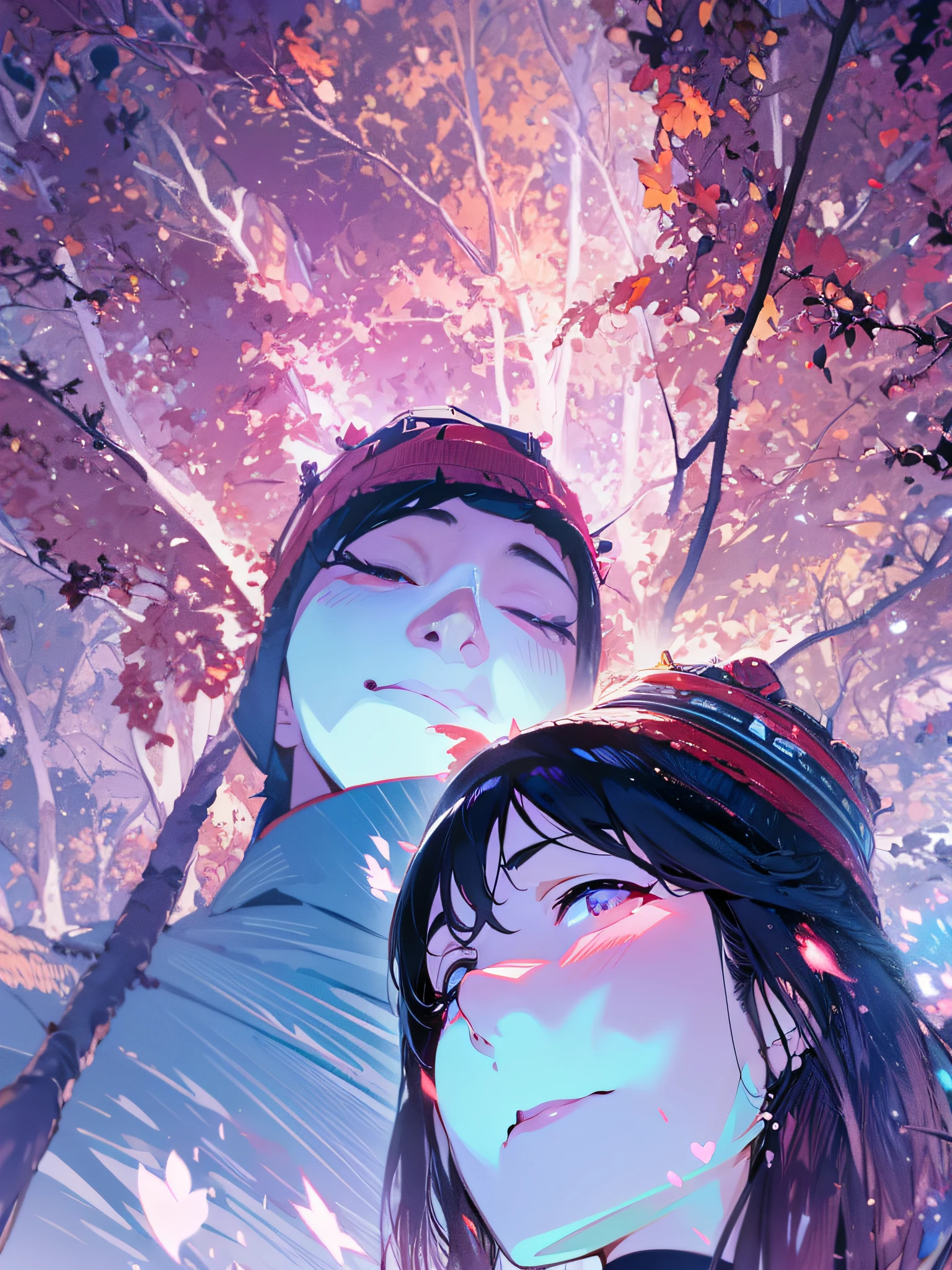 Natur des Menschen, Anime-Stil, Szene, Tokio-Trainer-Fahrt, romantische Nachtfahrt, irgendwie Stimmung, davonlaufen mit der Liebe deines Lebens, Studio Ghibili, Feel-Typ-Stimmung, Drake-Typ-Beat, irgendwie Ding