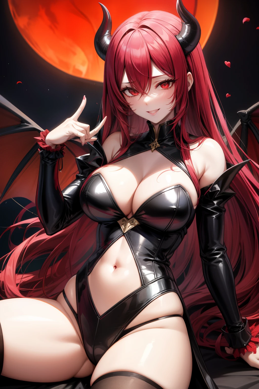 A demon commits adultery with a woman in front of people