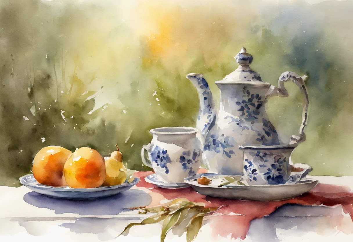 in the afternoon，eventide，teas