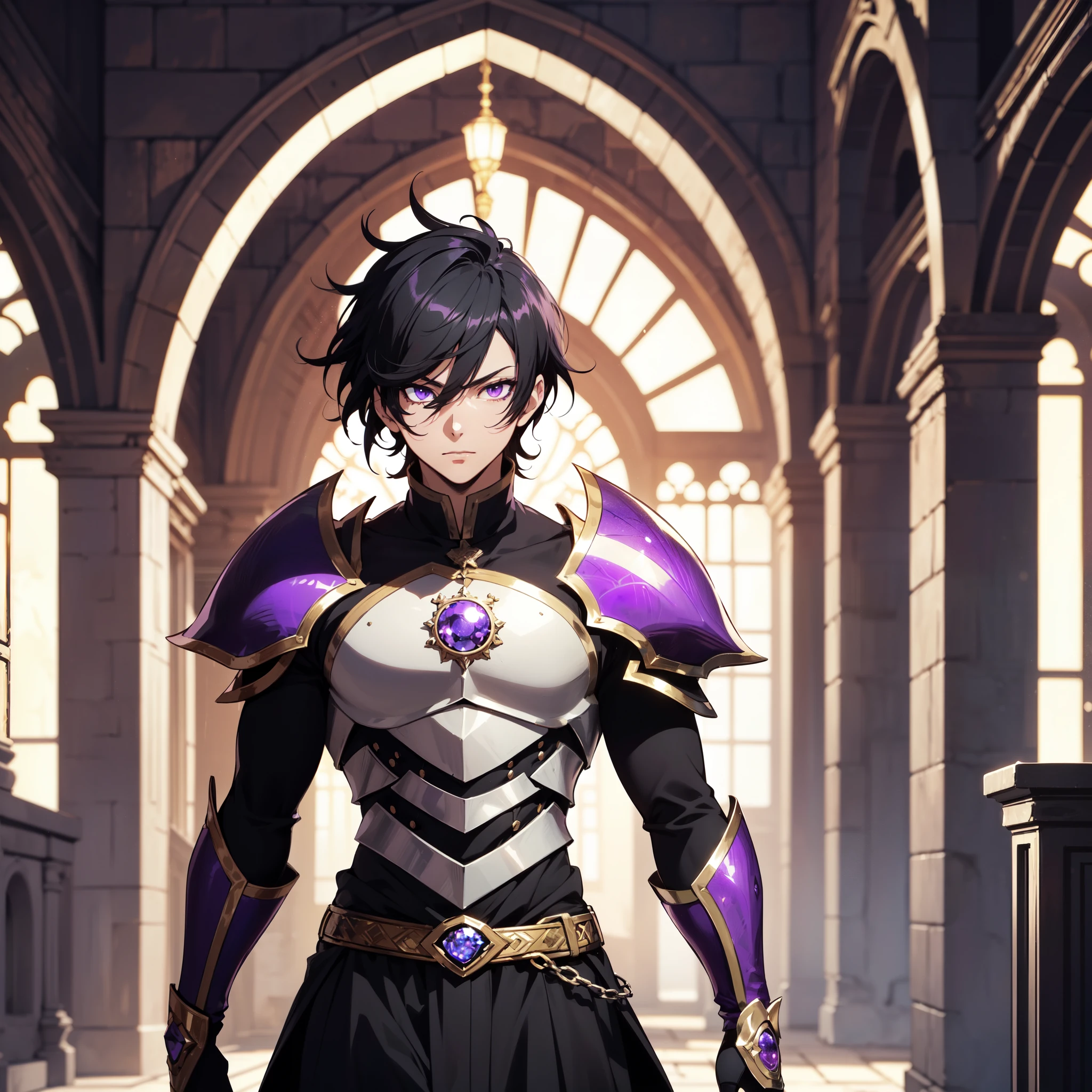 128K Ultra High Definition,
128K Ultra High Quality,
128K Ultra High Resolution,
Best Definition,
Best Quality,
Best Resolution,
Perfectly Detailed,
Perfectly Designed,
Extremely Detailed,
Extremely Designed,
Hyper Detailed,
Hyper Definition,
Hyper Quality,
Hyper Resolution,
Masterpiece,
(((Anime))),
Body Shot,
(((Boy))),
Handsome,
Muscular Body,
(((Black Mid Hair))),
(((Purple Eyes))),
(((Hyper Detailed & Perfectly Designed With Ultra High Quality Purple Warlord Armor))),
(((Inside Of Medieval Royal Palace Background Scenery))),