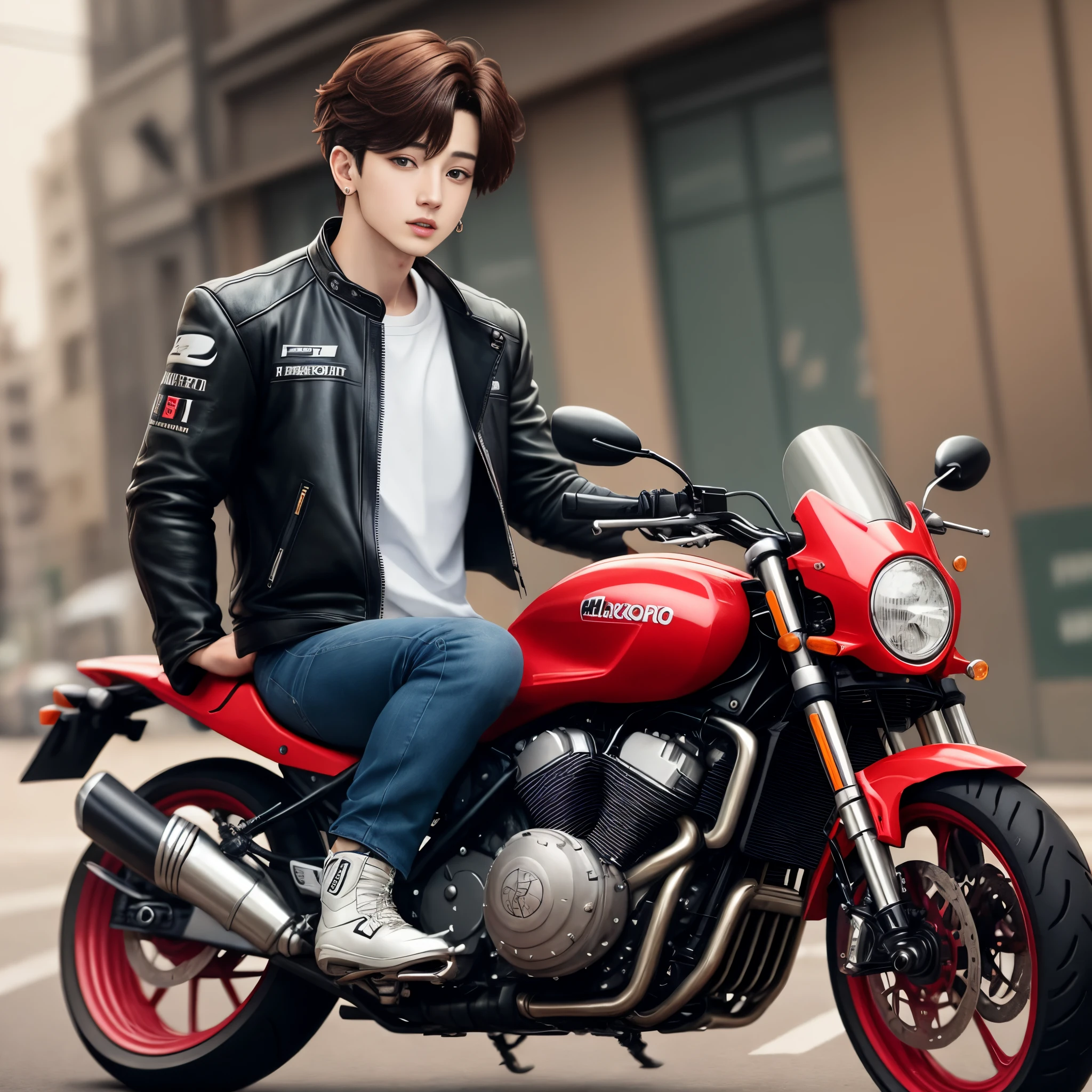 jungkook en moto