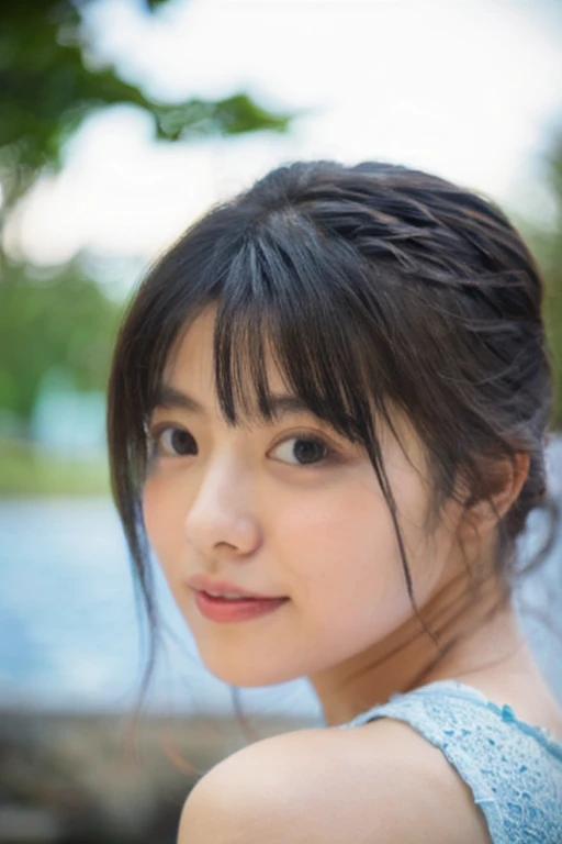 more delicate beautiful women、Looks like Kanna Hashimoto、hposing Gravure Idol、