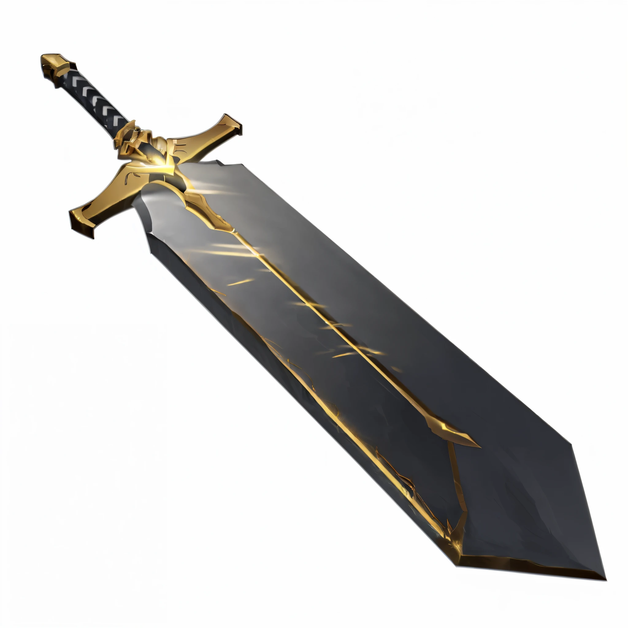 Close-up of a sword with light, Huge sword, Buster Sword, Shining sword, big sword, Glowing sword, armored sword blade, big sword, steel sword, giant sword, huge oversized sword, Shining sword, sword design, gold sword, giant sword, beautiful sword, Sword of Legend, Fantasy Sword, gold sword