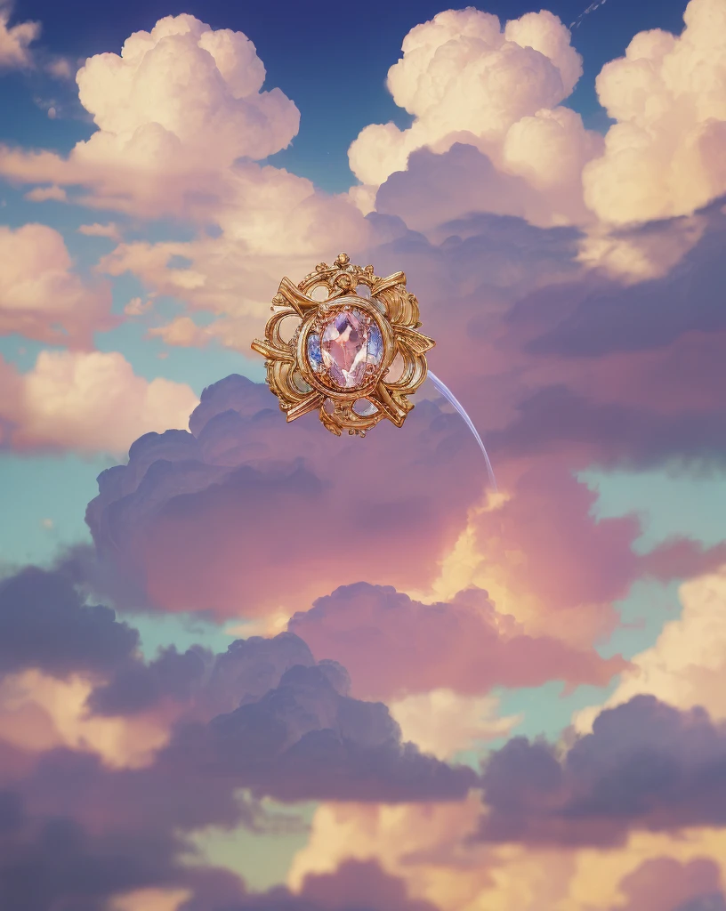 Mahou shojou fighter jewel gems clouds