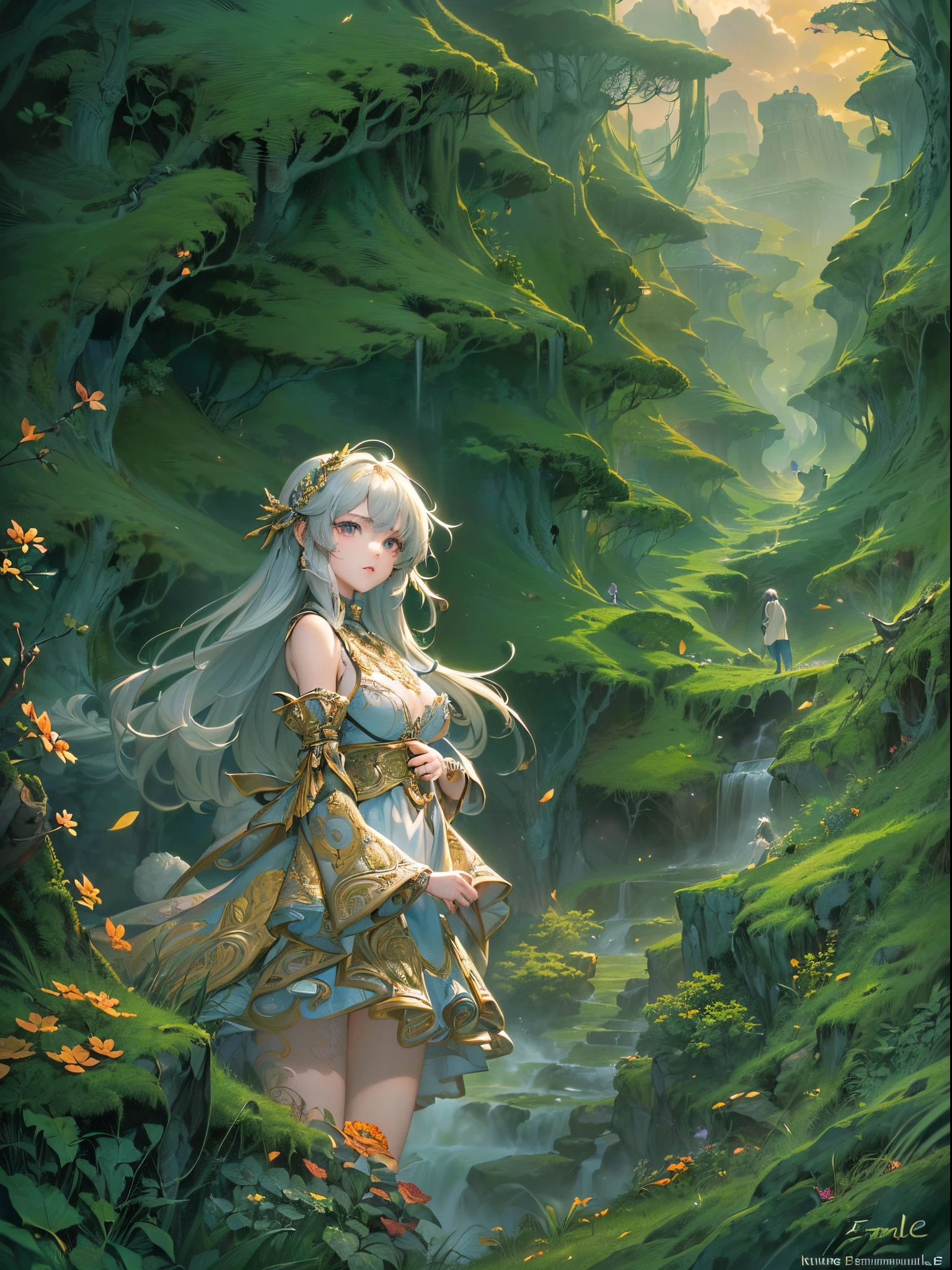 ((Finest quality)),(超A high resolution),(ultra-detailliert),(Meticulous portrayal),((Best Anime)),(Finest works of art),(Ultra-Precision Art),(The art of astounding depiction,Overwhelming depiction:1.5),(intricate and detailed art:1.6), (femele:1.6), Wandering in the wilderness:1.3,Stormy night:1.6
