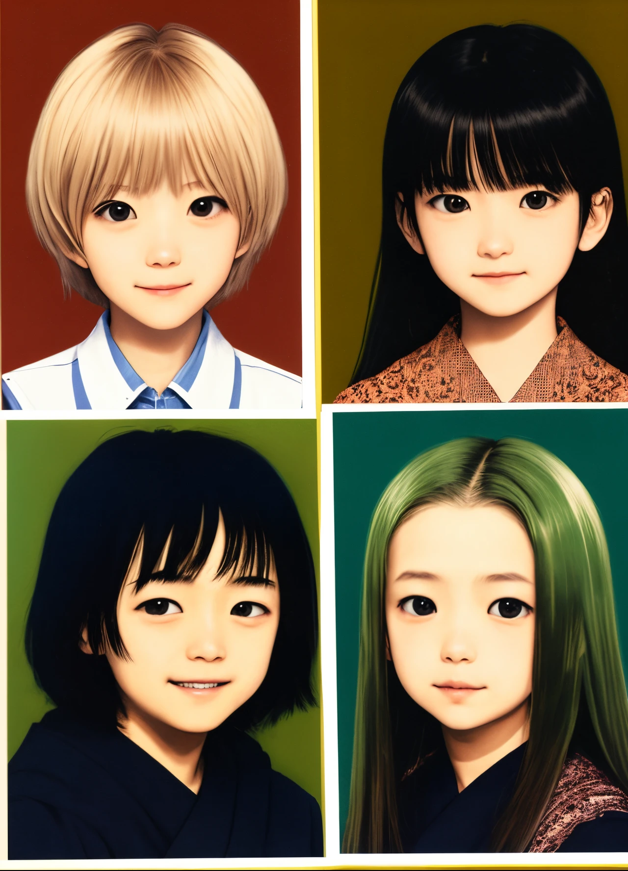 Add Tsuji-chan and Kago-chan and divide the face by 2.