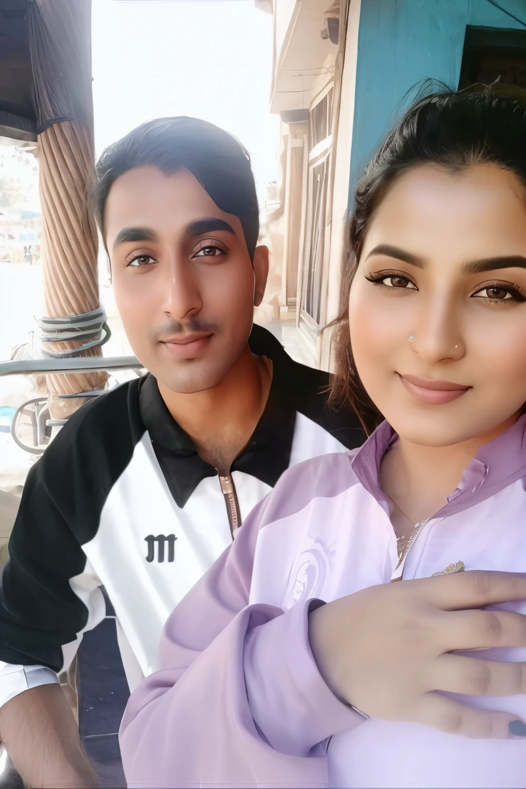 full body shot of smiling pakistani beauty in a summer festival, (extremely detailed CG unity 8k wallpaper),face incredibly detailed, lips, realistic, solo,medium breasts,skin tight, puffy nipples, facial, masterpiece,best quality, Intricate, High Detail, dramatic,