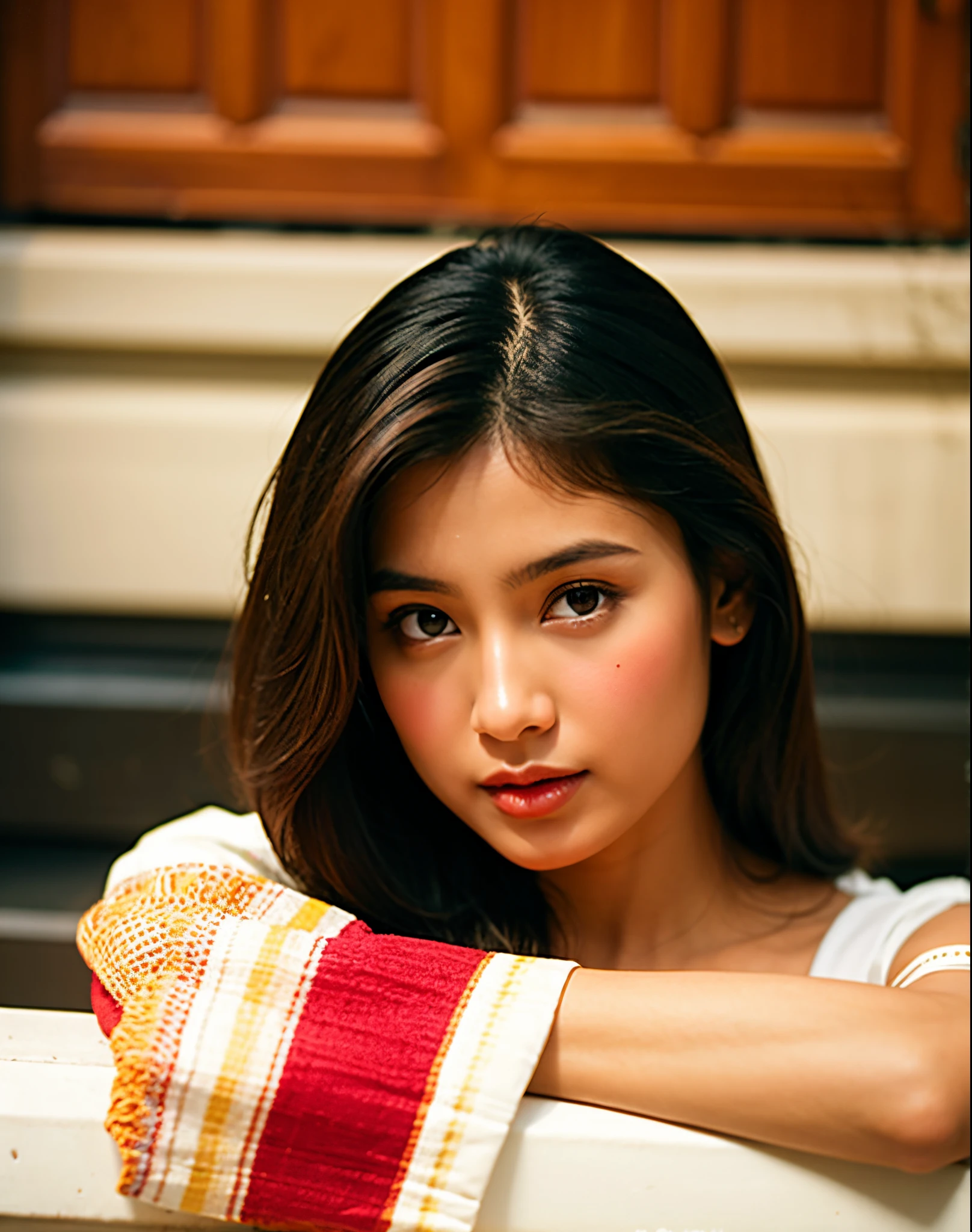 a close up of a woman in a white dress posing for a picture, indian goddess, indian, provocative indian, very seductive pose, asian girl, beautiful asian girl, indian super model, traditional beauty, beautiful goddess, south east asian with long, sexy girl, asian woman, asian women