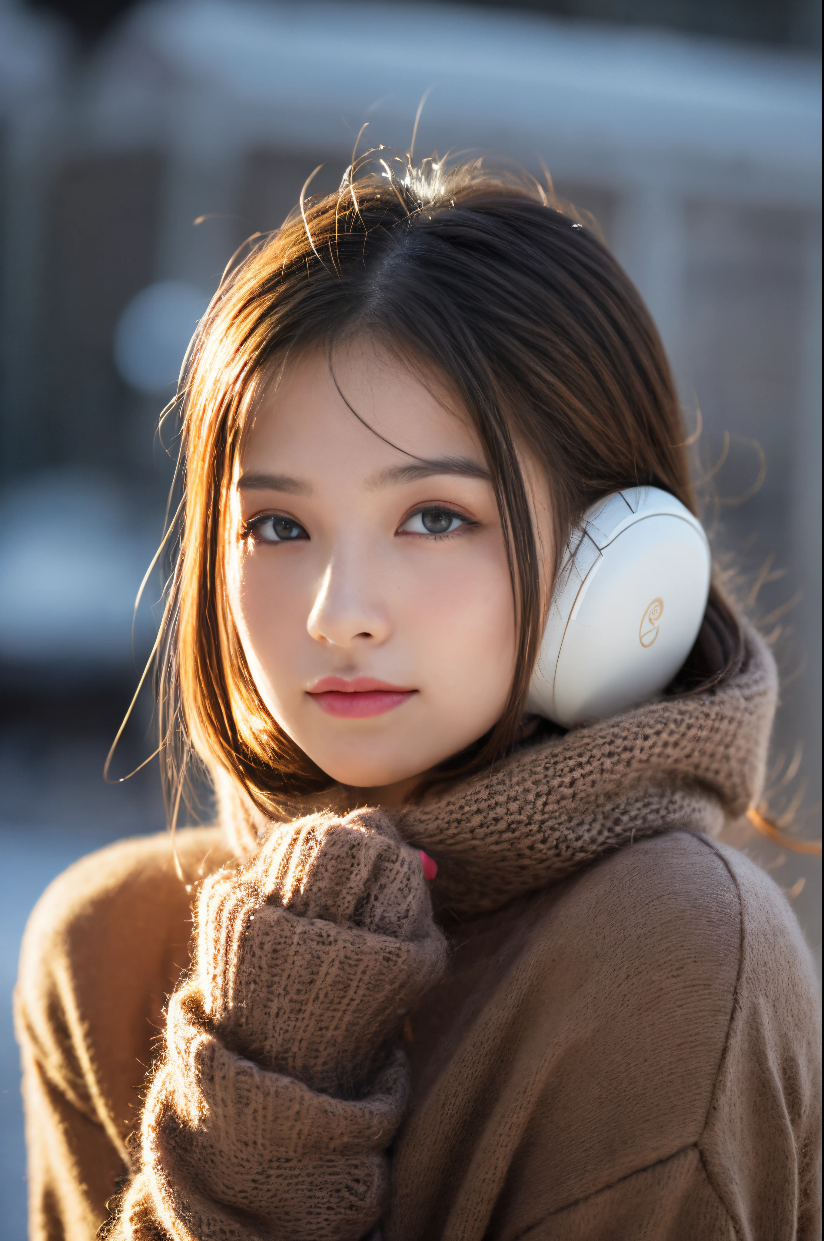 ultraclear,Beutiful women,Winters,softlighting