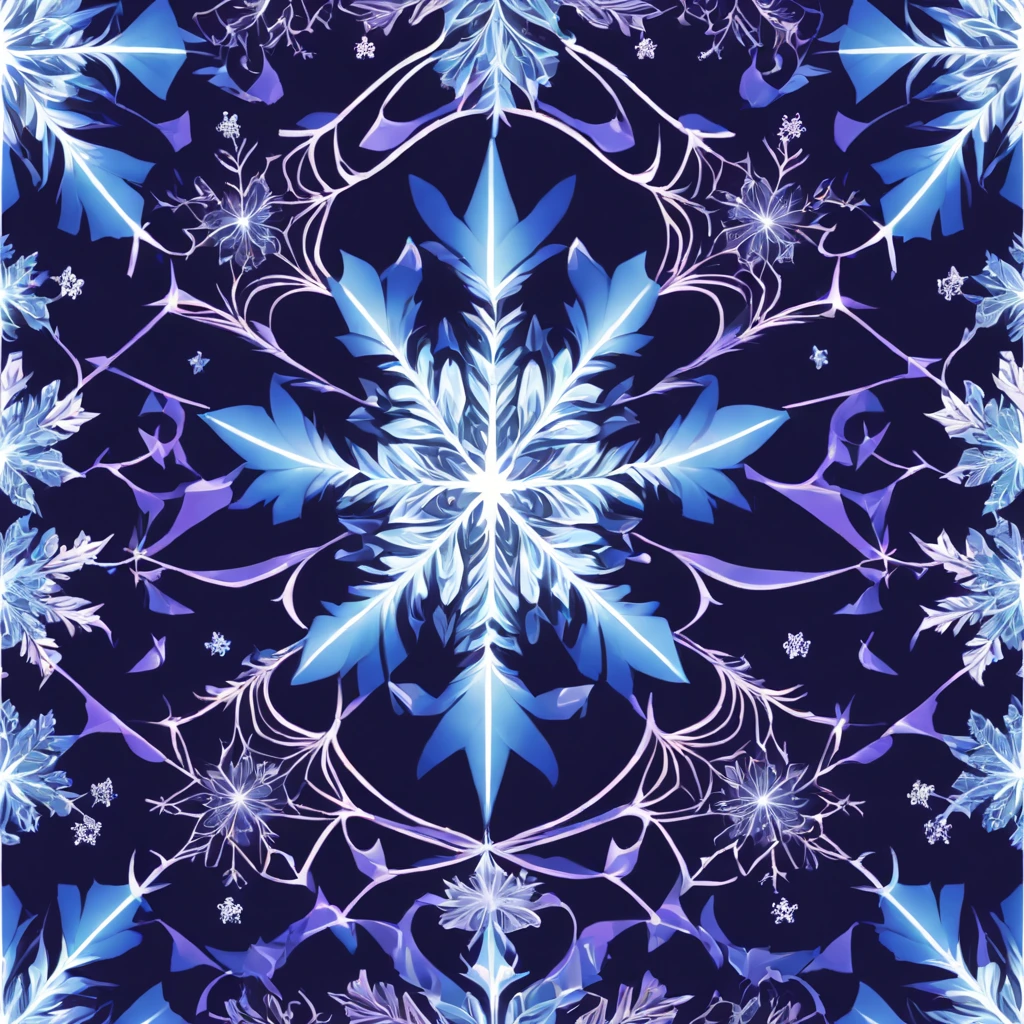 line art，logotype, (((magia))), exquisite snowflake patterns, Eau, Fiery, ventania, Magic Array, datura, Abstract, fractal, Patterned, Creative, art  stations, vector, (Accurate lines)，(Elegant curves)。(Best quality at best,4K,8K,A high resolution,tmasterpiece:1.2), ultra - detailed, actual:1.37。