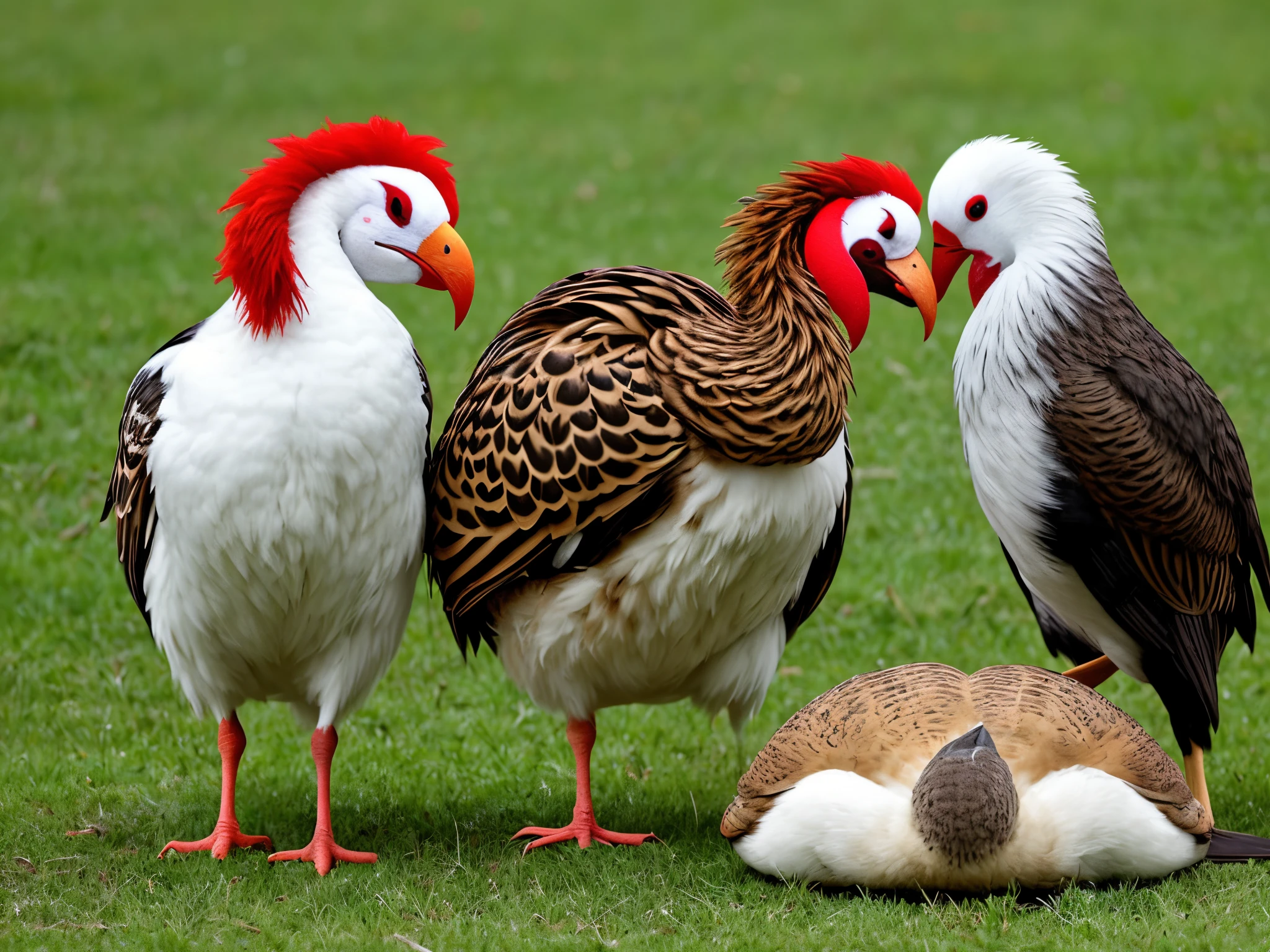 Clowns mating with turkies