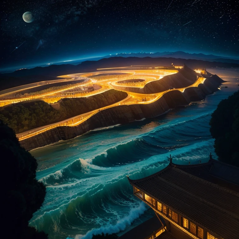 Vincent Willem van Gogh手绘伦敦星空