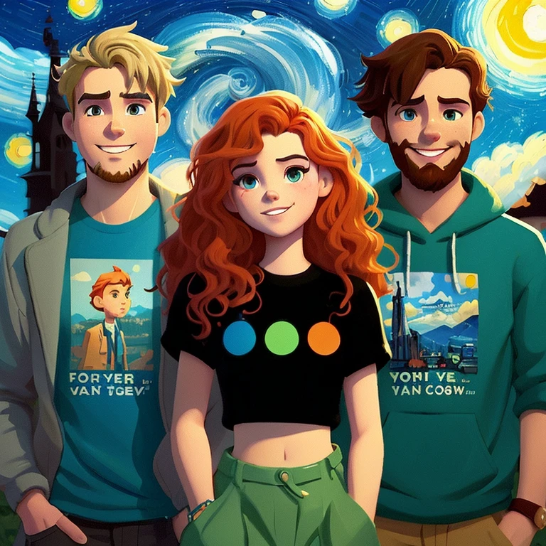 un par de personas paradas una al lado de la otra frente a un cielo estrellado, Rhads y Lois Van Baarle, Estilo de arte de Disney, Lois van Baarle y Rossdrew, Artgerm y Atey Ghailan, Fanart oficial, Estilo de arte de Pixar, Estilo de arte de dibujos animados, stunning art style, Al estilo de Atey Ghailan, Fan Art oficial
