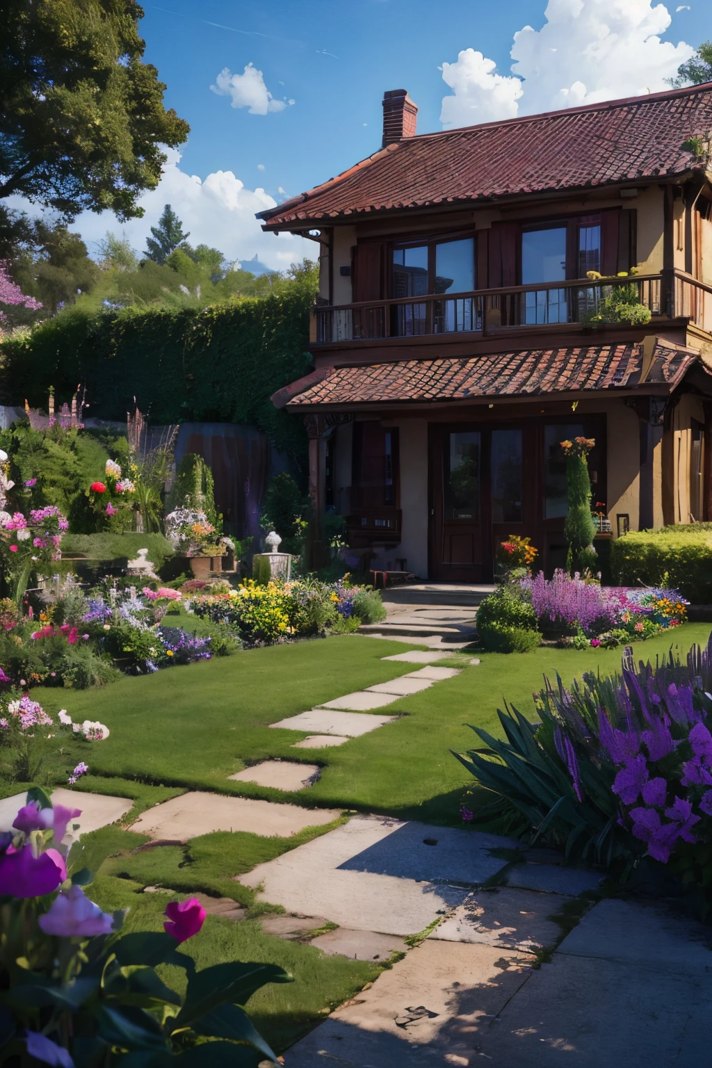 garden of a house