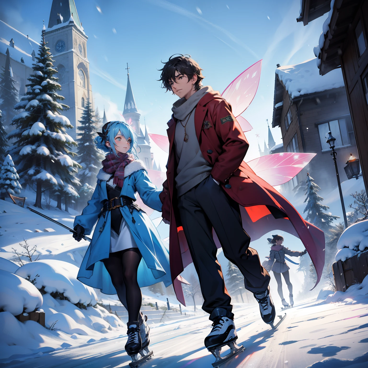 Fairy disco snow party