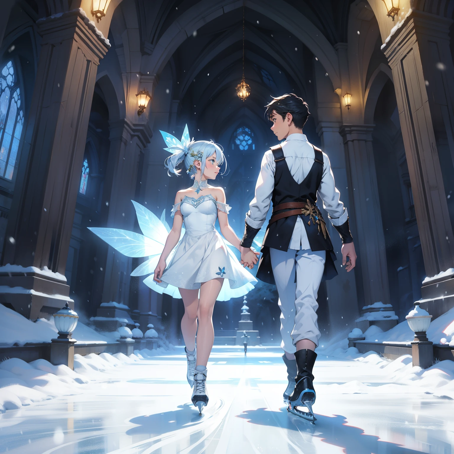 Fairy disco snow party