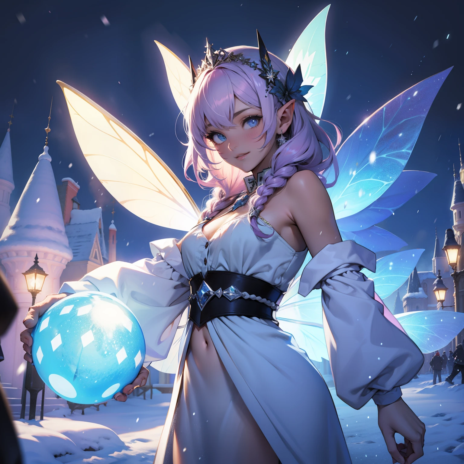 Fairy disco snow party