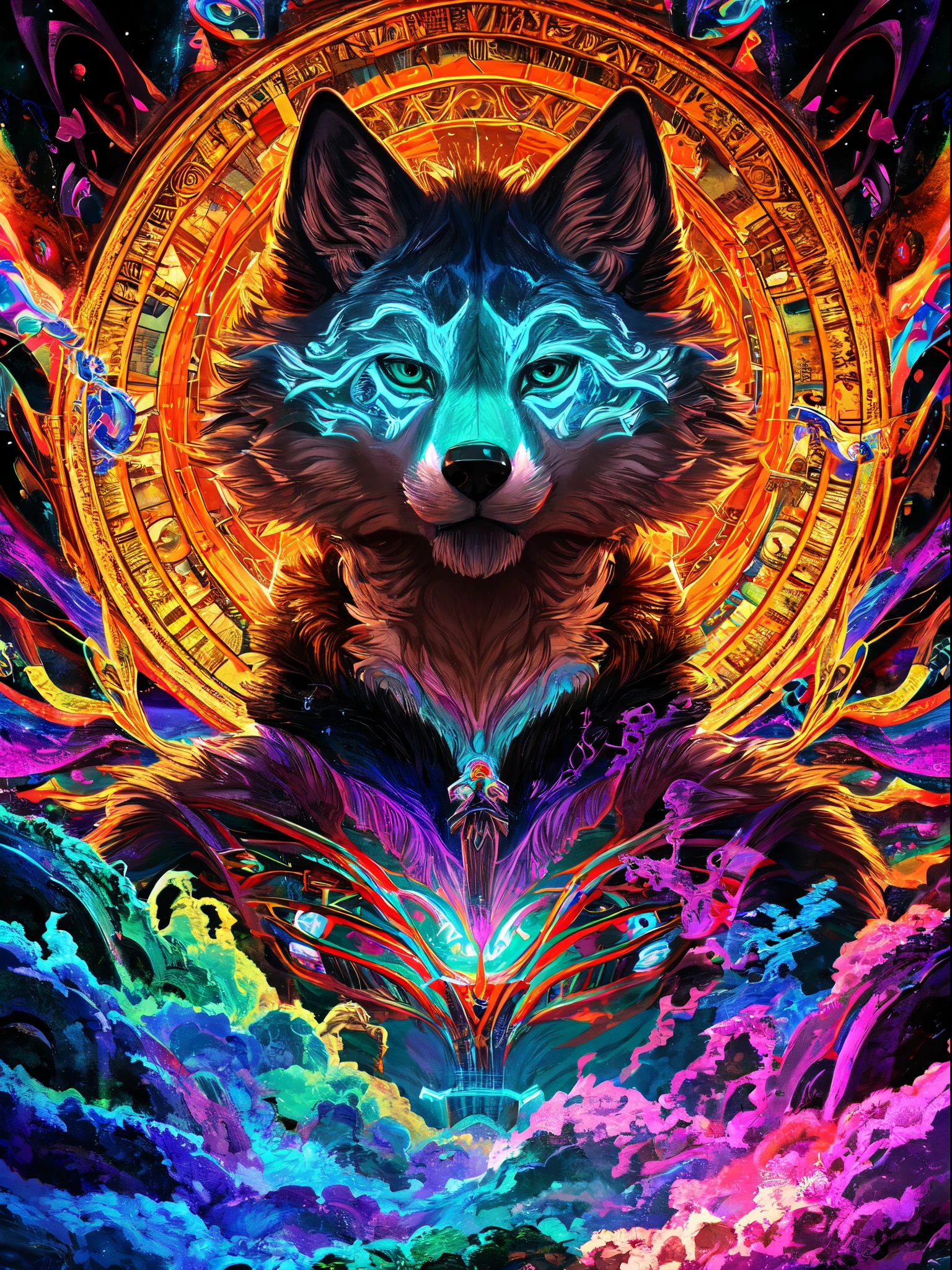 Mindblowing Art " yiff sexy fox furry in a psychedelic and surreal world, ultra-detailed, with vibrant colors and lighting effects, creating a masterpiece with 8k and 4k resolution. sexy furry fox is depicted with intricate details, merging with the surroundings seamlessly. The artwork showcases sexy wolf furry under the influence of LSD, where space and time lose their boundaries. The scene exudes a sense of otherworldly beauty and mystique, combining the ancient Egyptian deity with a contemporary psychedelic aesthetic, creating a visually stunning and mind-altering experience."