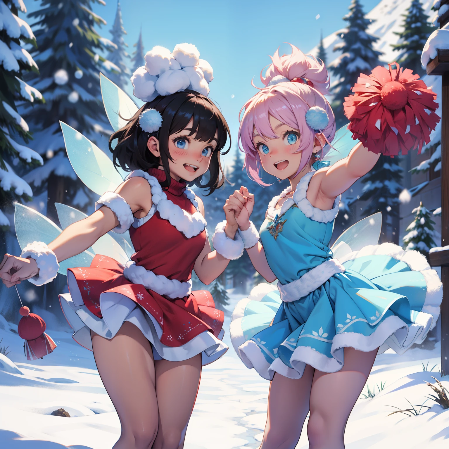 Fairy disco snow party