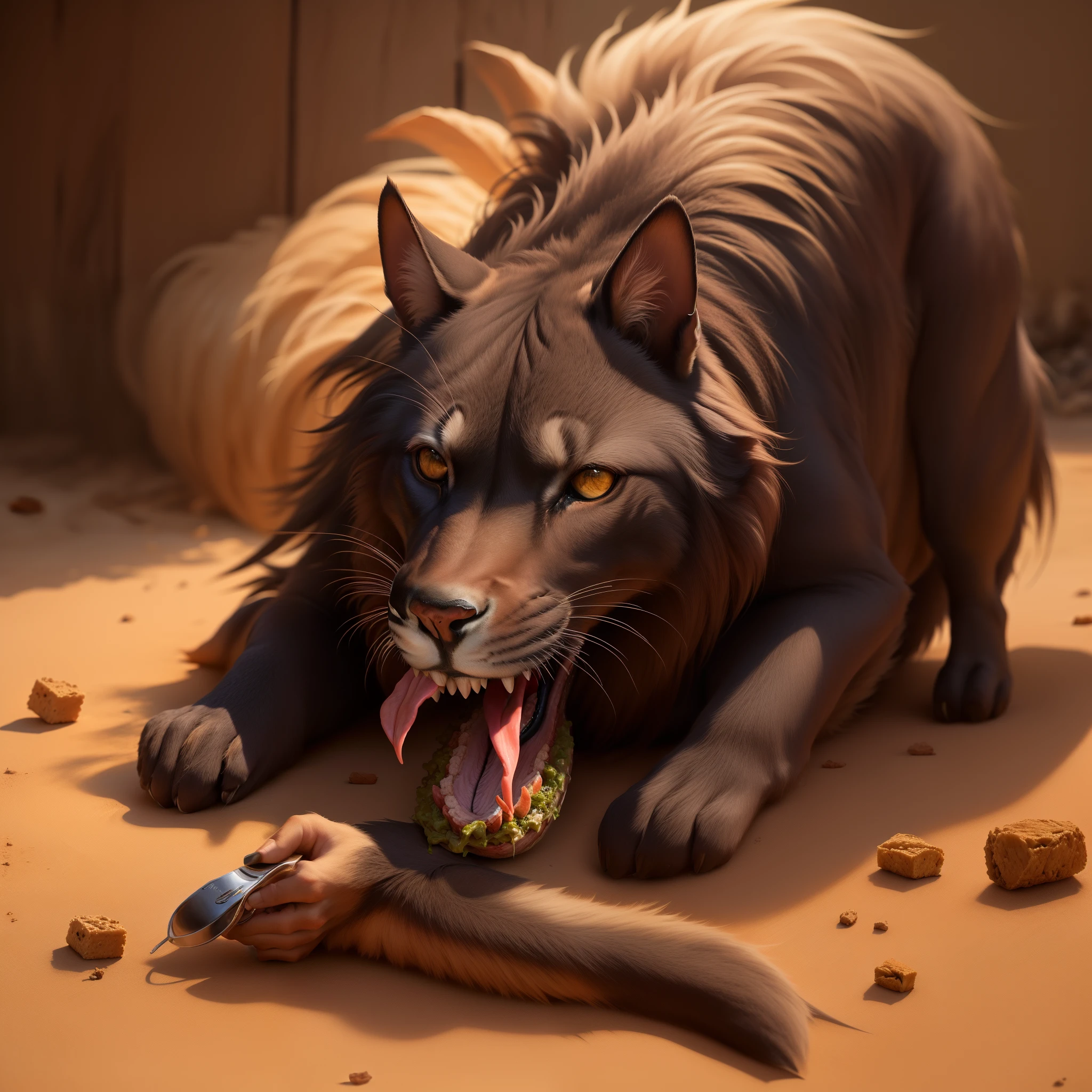 Larry (Zveropolis), wolf, gray fur, (brown body:1.3), beautiful blue eyes, Zveropolis, dressed,t-shirt,jeans,green sandals heels with a focus on feet for dogs, wolf, Detailed fur, male, Anthro, paw pads, finger claws,holding a backpack,At the viewer, 5 fingers, paws, 4 toes , is sitting, beach, rest, sea, sand, close to the camera,long jeans, sandals heel,foot-fucus
ПЕРЕРЫВ от Nextel, for dating, by xenoforge, (difficult, high detail, Film photography, soft focus, RAW, close to the camera, good mood smile positive,
Photorealism, realistic, photorealistic,digital style, subsurface scattering,
masterpiece, Best quality, ultra realistic, 8K)