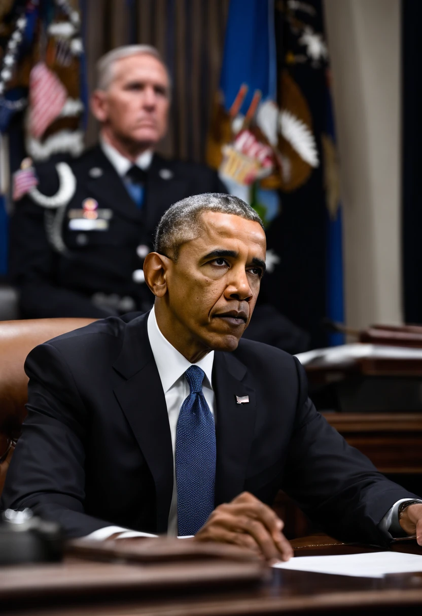 A photo of the president participating in a national security briefing,original,Barack ?????, male