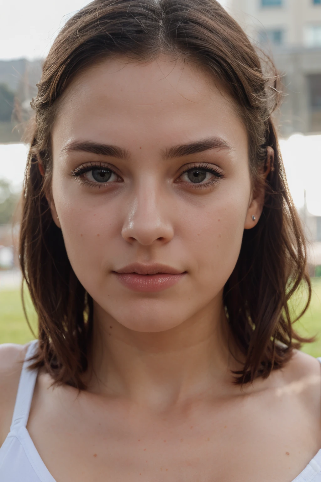 "(best quality,highres,realistic),beautiful detailed eyes,beautiful detailed lips,perfect face,20yo woman,athletic body,stylish sportswear