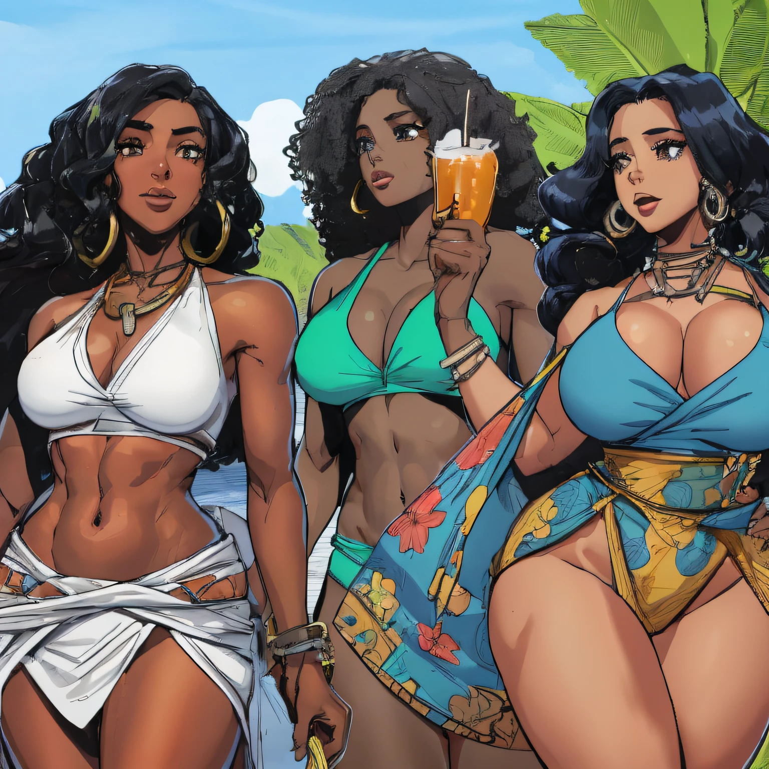 3 BLACK GIRLS
