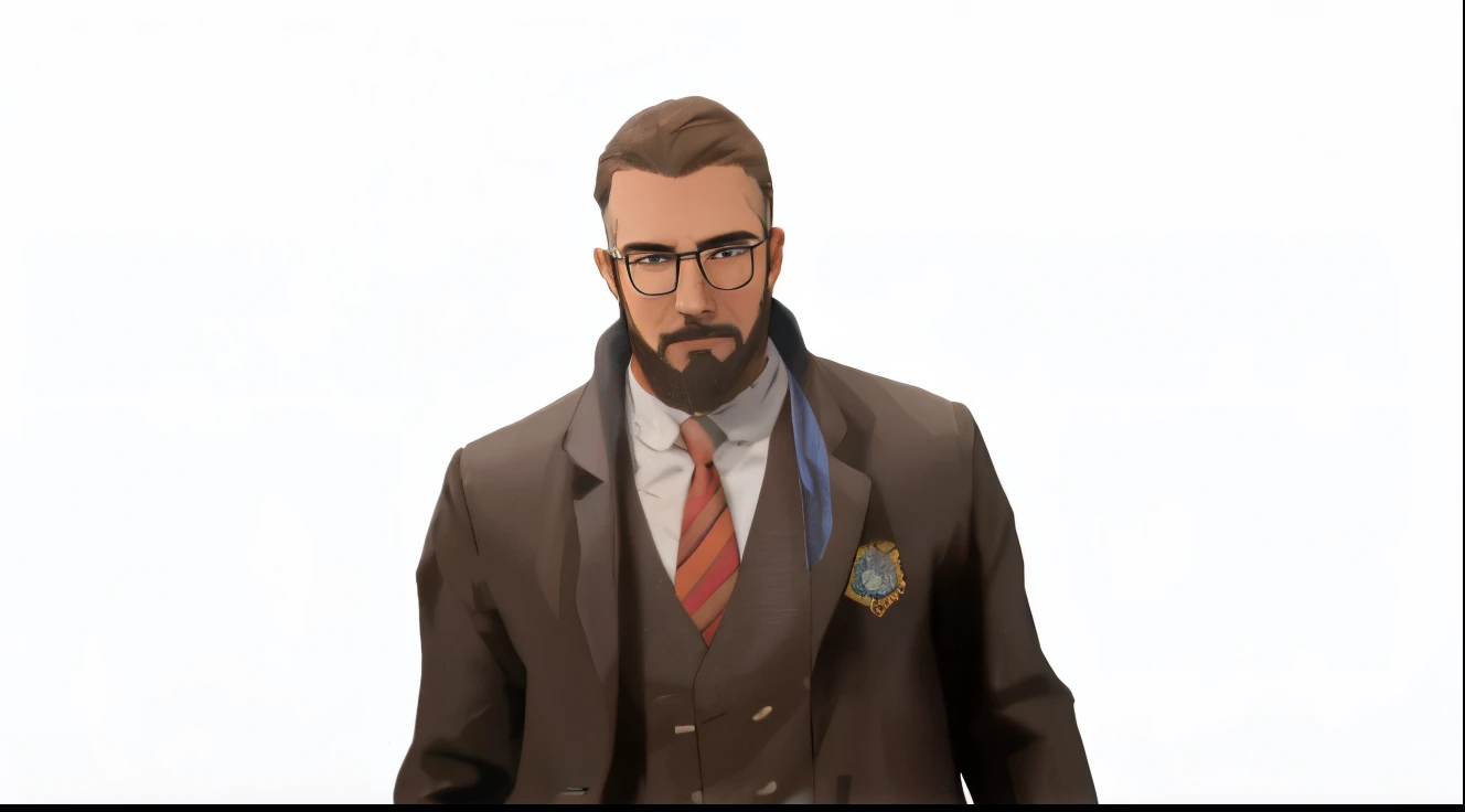 Profile view of a man with glasses exctly like the photo
