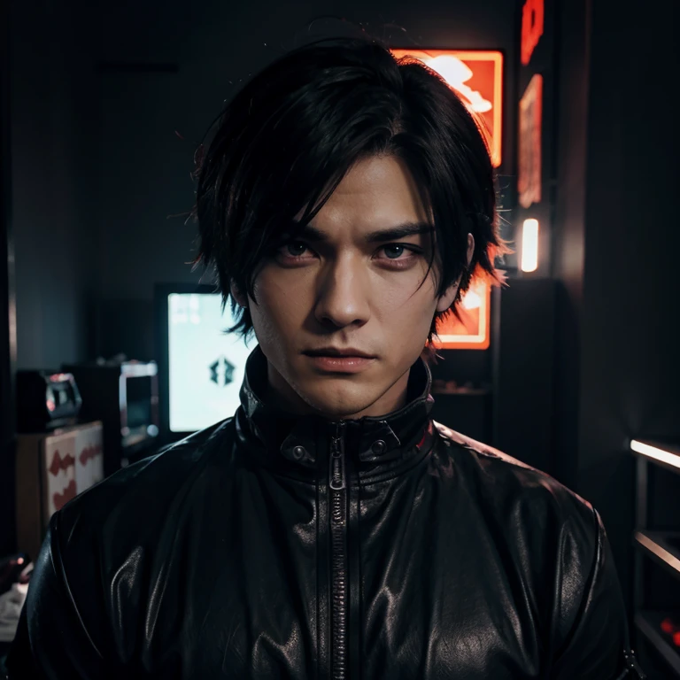 Demonic male anime character