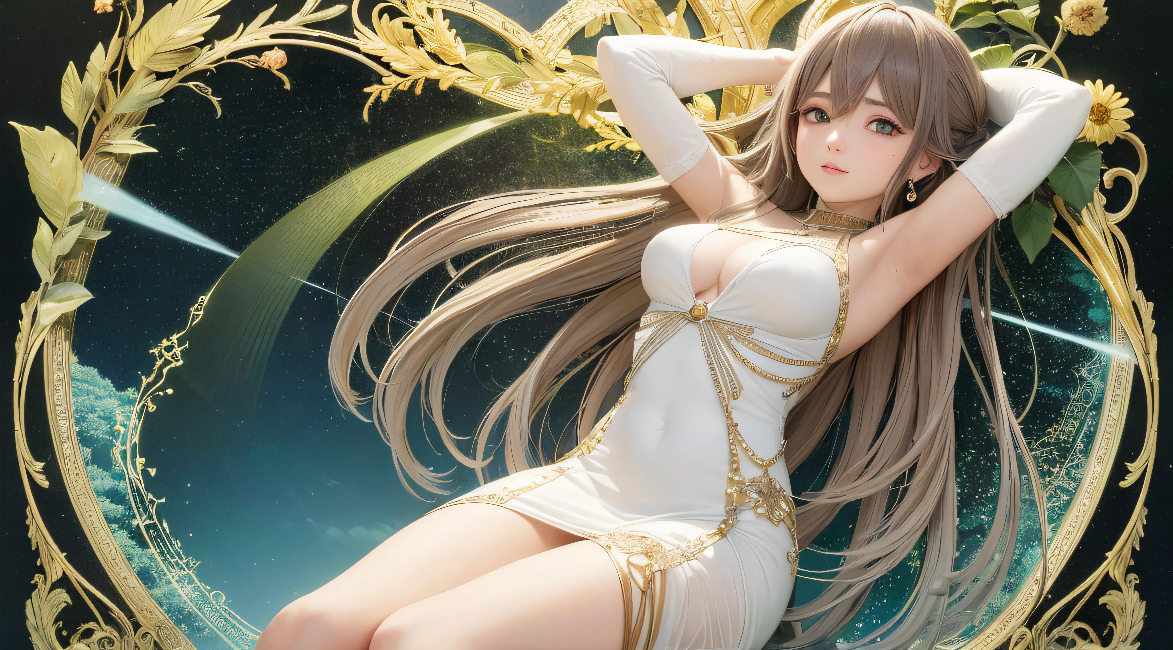 (obra prima) (perfection) (ultrarrealista | | | | | | |) (sem defeitos) garota do anime, roupa de couro preta e rosa, cabelos longos vermelhos, arte oficial, papel de parede 8k da unidade, ultra detalhado, obra-prima, melhor qualidade, (organic, Geometrical, harmonioso, caleidoscópico), selva urbana, mythological creatures, sobrenatural, reinos transcendentes, paz interior, magnetic fascination, sombrio e misterioso, uma perspectiva cubista, texturas ricas, art nouveau, por alphonse mucha, imersivo, play of light and darkness, obra-prima, melhor qualidade, finamente detalhado, alta resolução, extremamente delicado e bonito