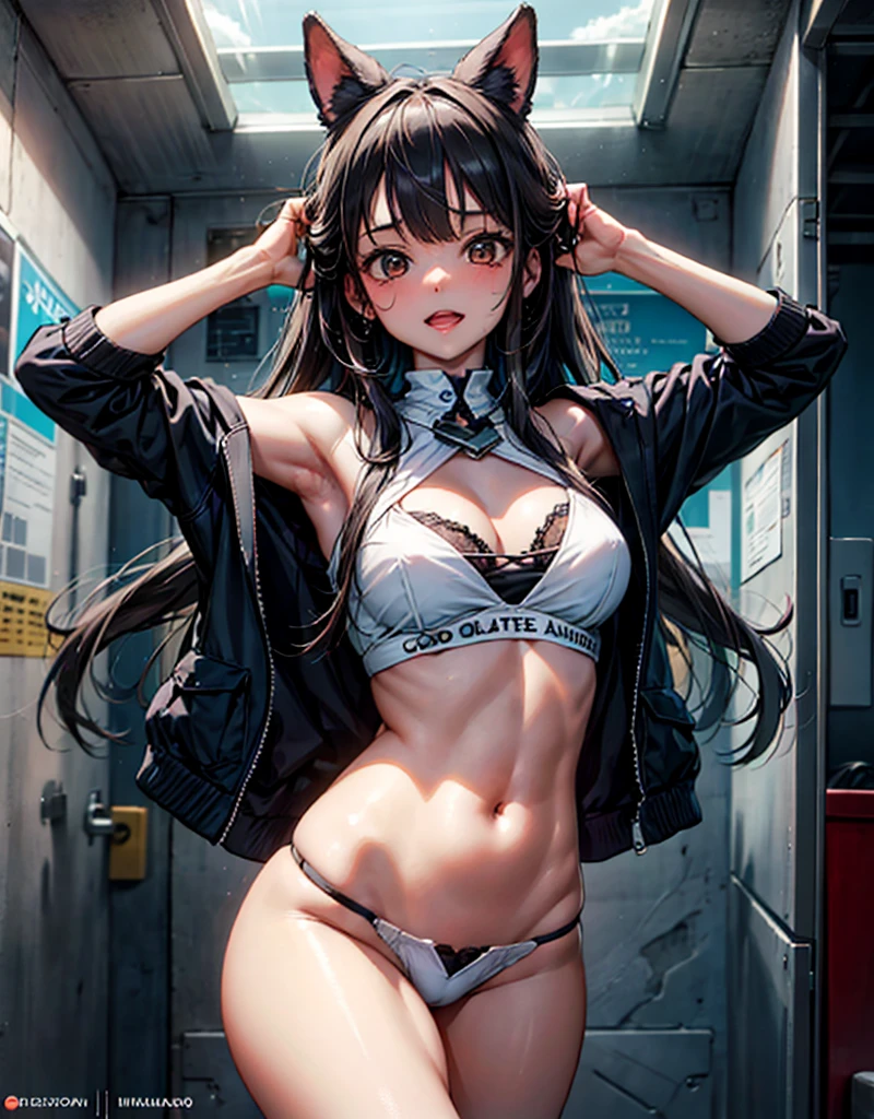 masutepiece, best quality, Ultra-high resolution and details, ultra-qualidade, Super emocionante, 8k, lighting like a movie, My girl&#39;s name is good, A  mais fofa do mundo, majo! Show what you want to see!, Mostre-me todo o seu corpo,Let me know what you think of me,uma minissaia、minha moda、cueca fofa、joelho sox、Dentes bonitos、so cute.、no trem、Levanta a bunda assim com cara de envergonhado！？Fiquei tentado！、Atire diretamente abaixo do joelho、Poses sedutoras、pele brilhante e atraente、Melhor namorada、meias coxa-alta、pernas abertas、Elevador com um olhar envergonhado、enfia o bumbum para fora！？Fiquei tentado！、poses provocativas、pele brilhante e atraente、Melhor namorada、sorriso provocativo、Put your hands down！？,Belo desenho do corpo, surpreendente、Incredibly detailed representation