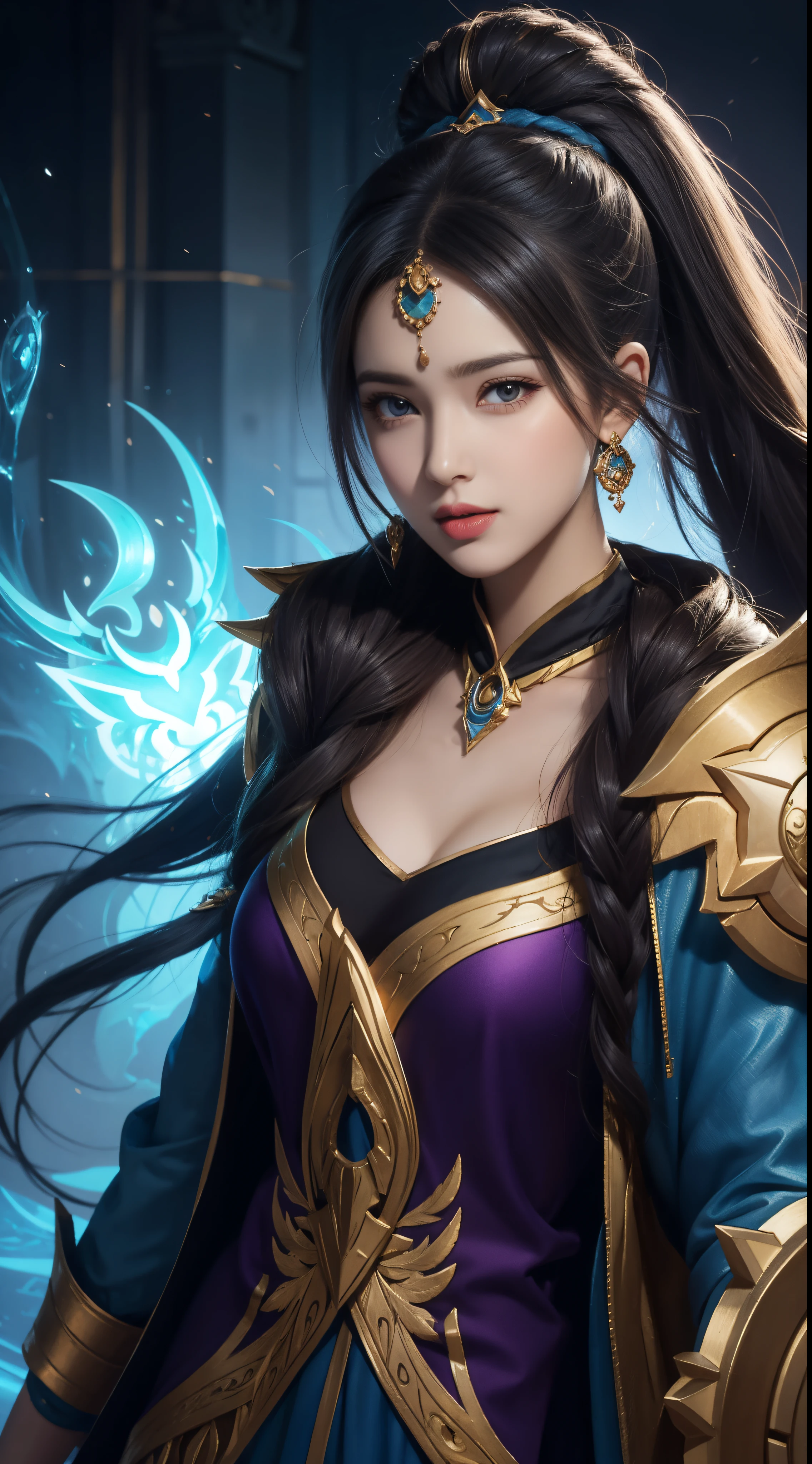 Sona's character in the game League of Legends