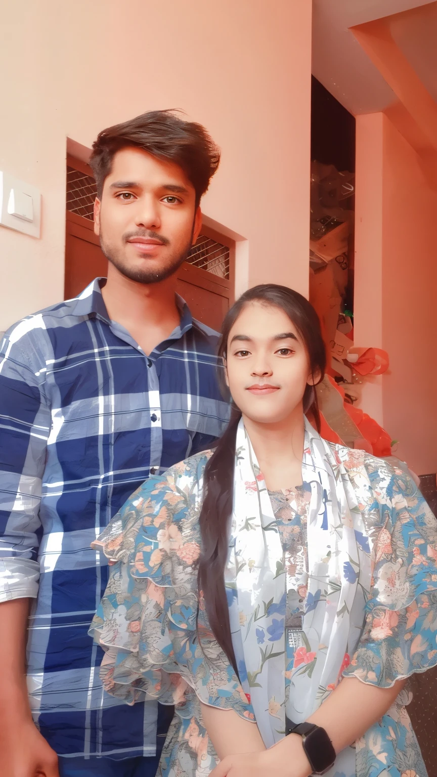 there is a man and a woman standing together in a room, lovely couple, very very low quality picture, very clear picture, profile pic, taken with the best dlsr camera, photo taken in 2 0 2 0, with lovely look, a picture, shot on nikon z9, taken with sony alpha 9, very very beautiful, facebook post, with a kid