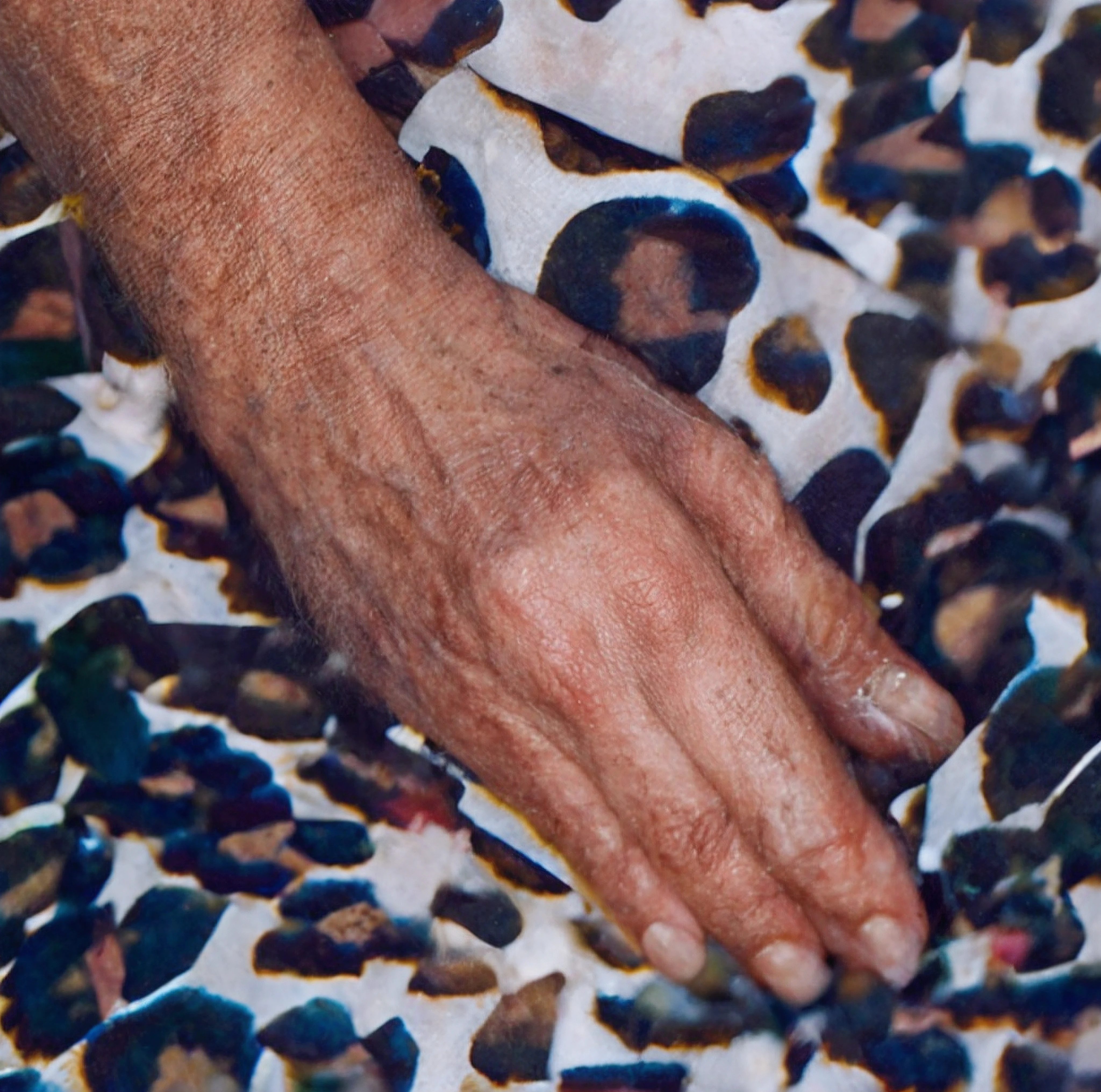 70 year old woman's arm, Hands and fingers of a 70 year old woman, dedos de mulher com unhas
