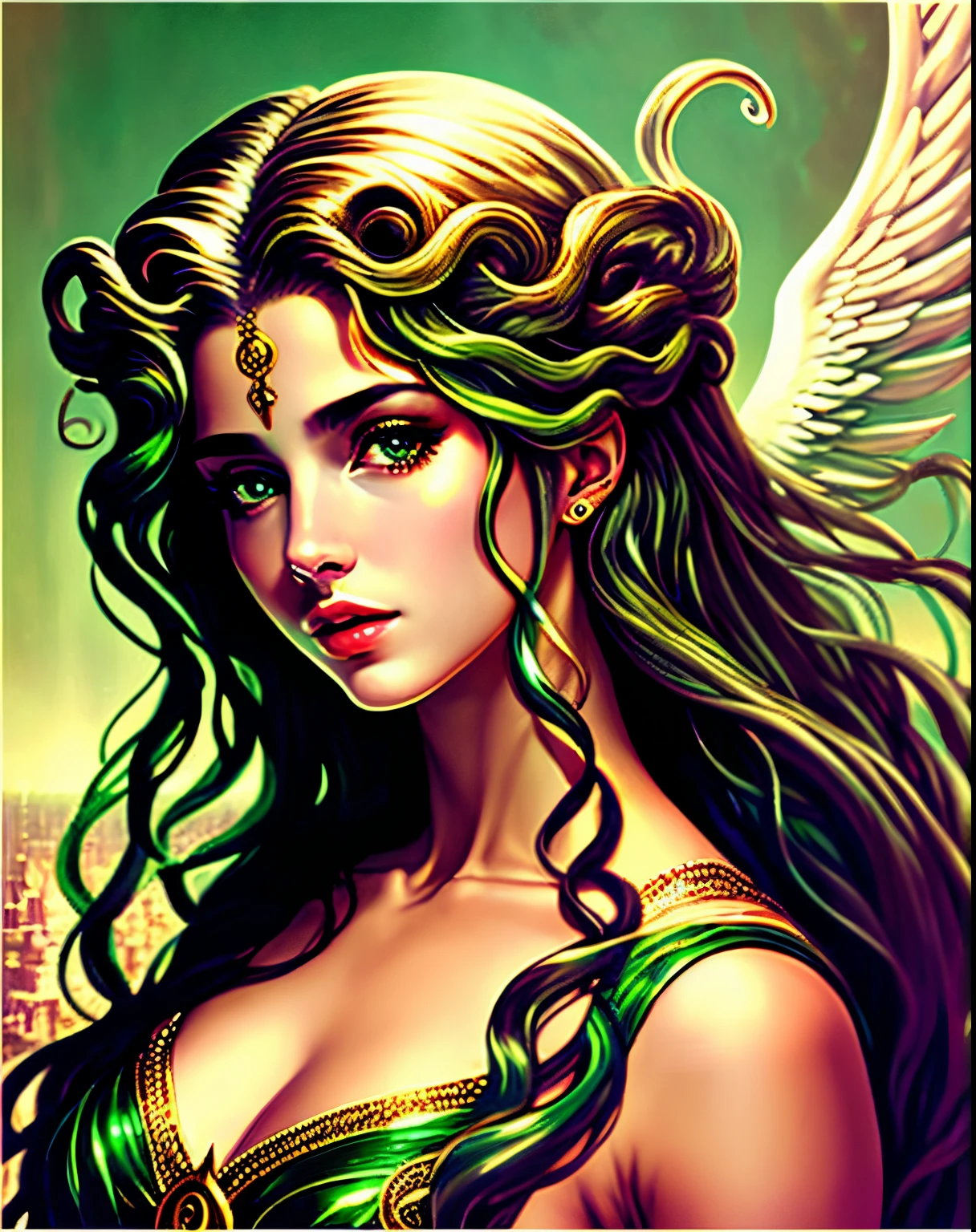 Mulher angelical, medusa