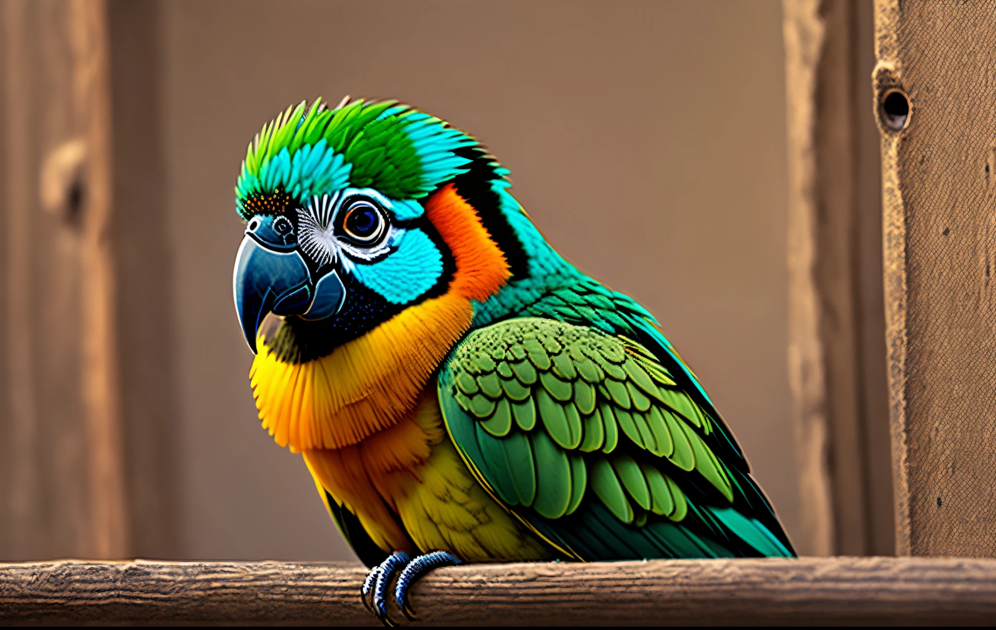 Buffalo-headed parrot