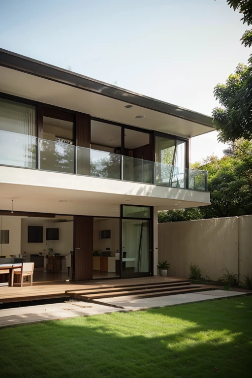 modern architecture, rect lines, modulated windows, pavilion