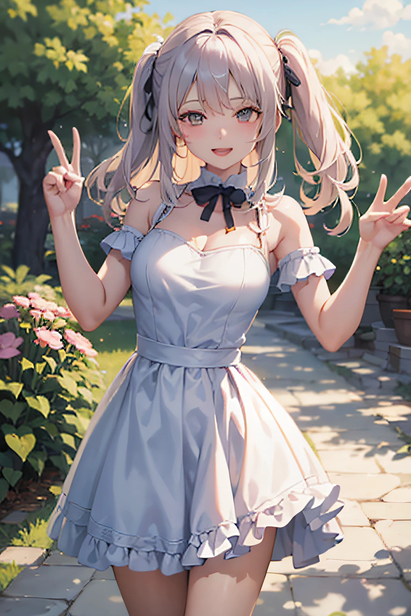 a happy girl