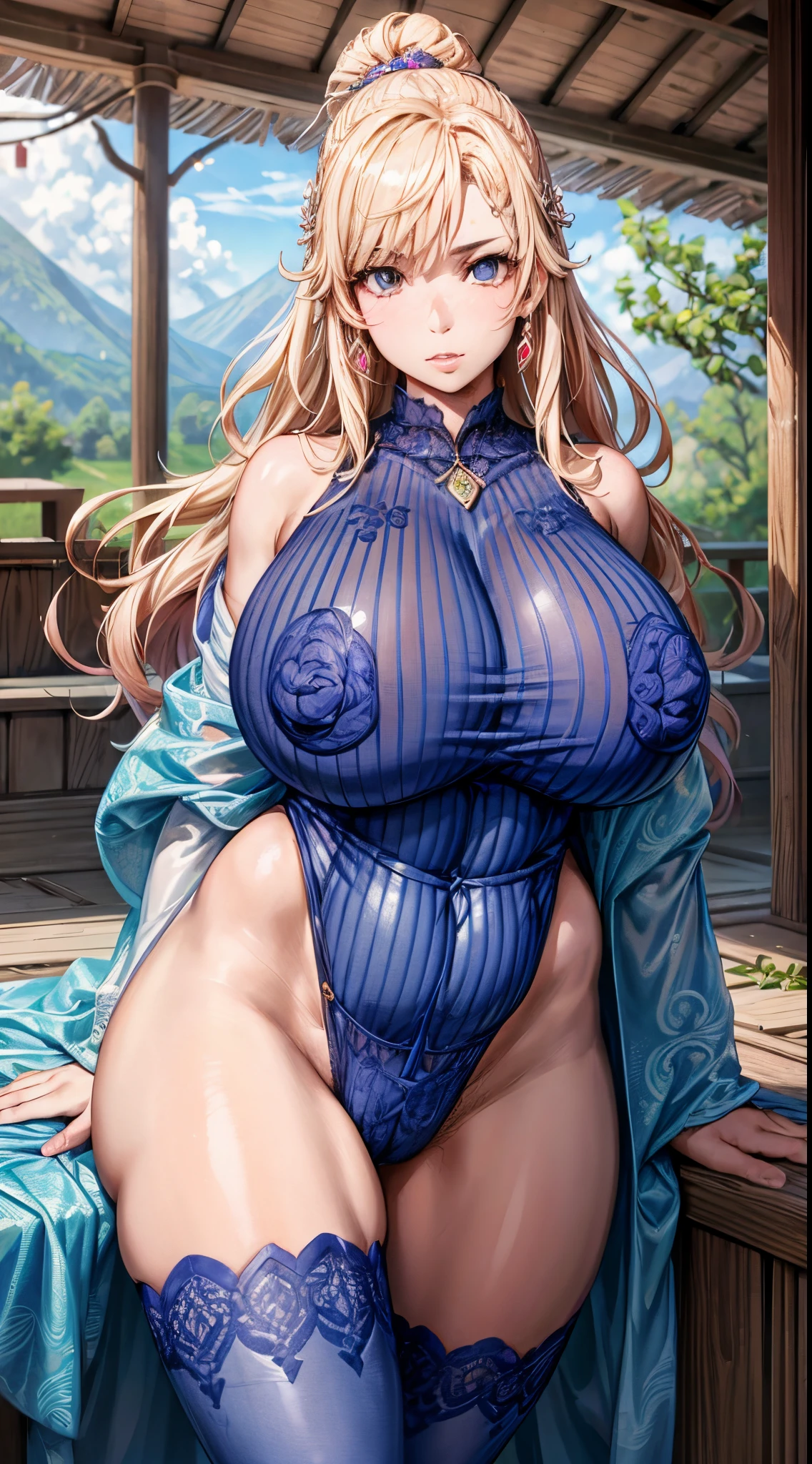 (Enriquecer la imagen,Calidad de nivel de obra maestra)Hermosa obra de arte CG 8K,Postura de diosa,Ejercicio de rodillas,delgado y suave,translucent skin,Pelo rojo、La belleza del cabello extra largo, Super long straight hair,La piel es clara y jugosa,Uniforme Big JK,Perspectiva Parte 1.2x efecto de silueta mejorado,Exquisite transparent blues pattern in pajamas,Los detalles son intrincados y exquisitos,The background is slightly blurred,Charming and lustful leg seduction,babear,Senos grandes extra grandes,sonrojarse,Japan goddess,Curvas delgadas de cuerpo perfecto,
