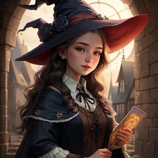 a beautiful young witch