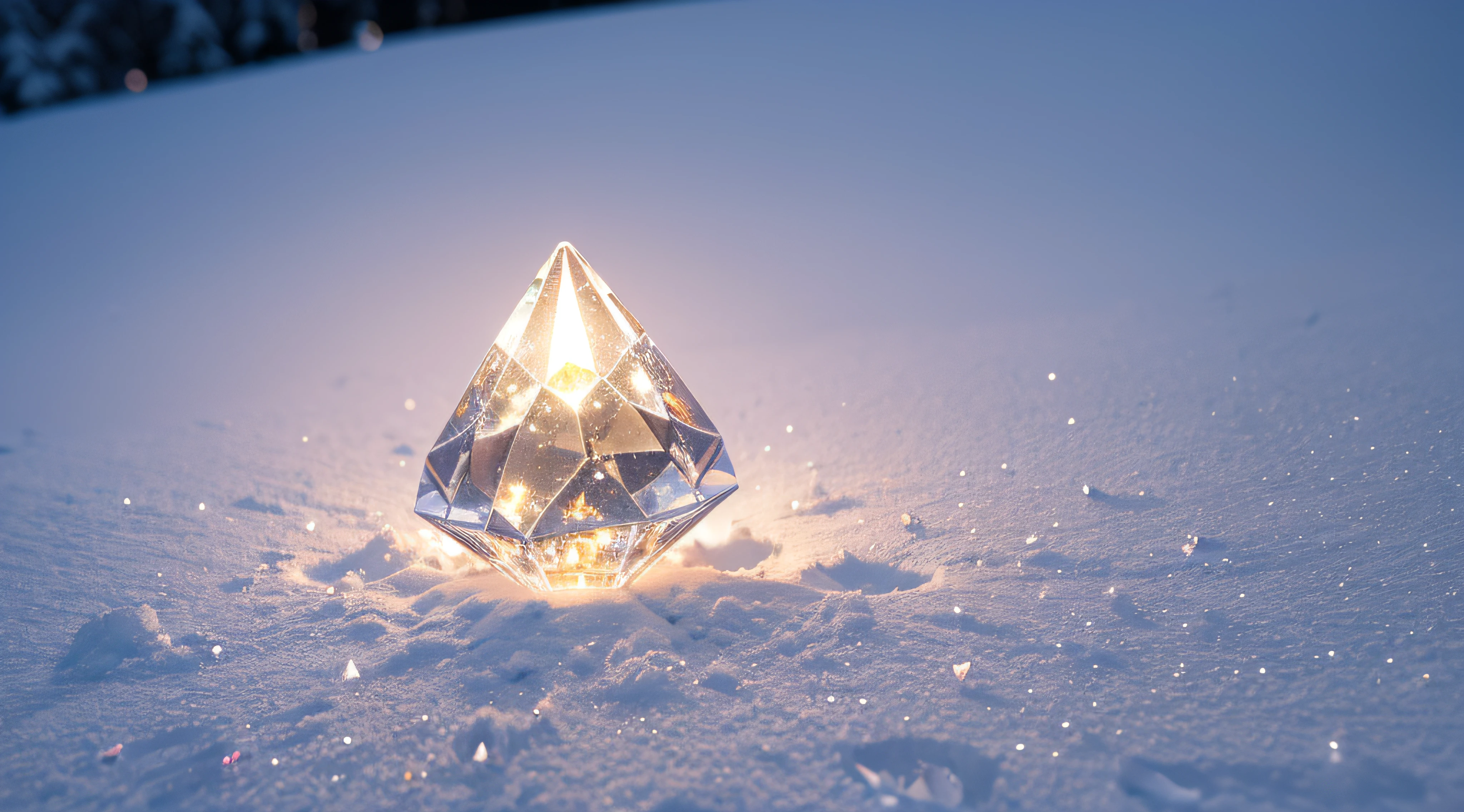 Super quality,Extremely sophisticated and complex,microcosm,(New Year elements under macro lens),snow crystal、lamplight,Presenting a unique microscopic perspective,New Year atmosphere,warm color palette
