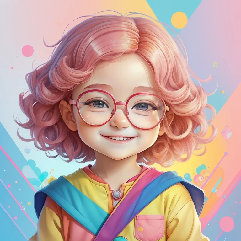 ) ((((cute baby girl with glasses smiling) ((Mikey)) - Criador: Walt Disney2023) ), ,, ( Walt Disney acolchoamento ,multidimensional geometric wall PORTRAIT, arte, Chibi,
Yang08k, lindo, Colouring,Rose
Primary works, qualidade superior, melhor qualidade, Arte Oficial, Beautiful and Aesthetic,)) ), ,, Walt Disney acolchoamento ,multidimensional geometric wall PORTRAIT, arte, Chibi,
Yang08k, lindo, (Colouring, rosa), amarelo ,azul ,vermelho e branco)
Primary works, qualidade superior, melhor qualidade, Arte Oficial, Beautiful and Aesthetic,