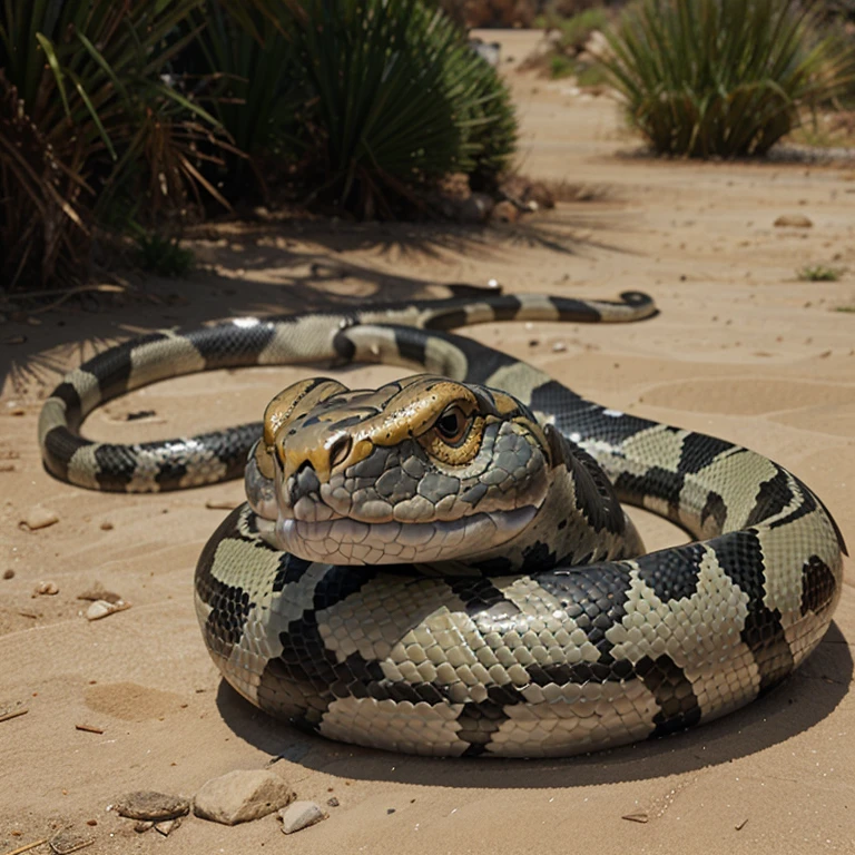 Realistic "russell vipers snake" photo's
